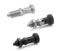 GN 617-NI Indexing Plungers Stainless Steel with plastic knob